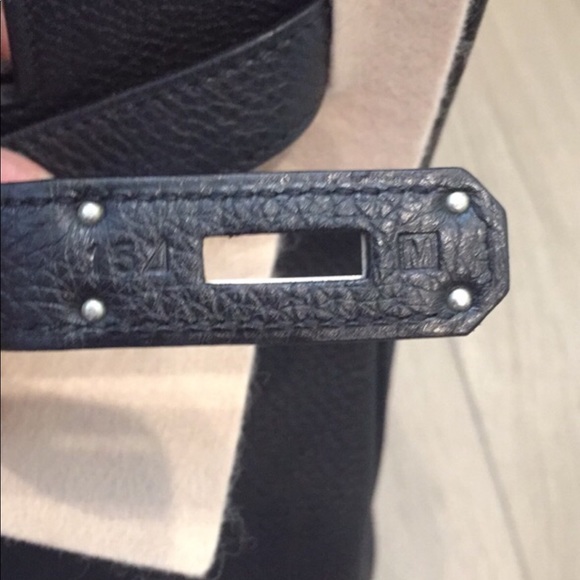 Hermes birkin 35 cm black togo leather. - Picture 5 of 11